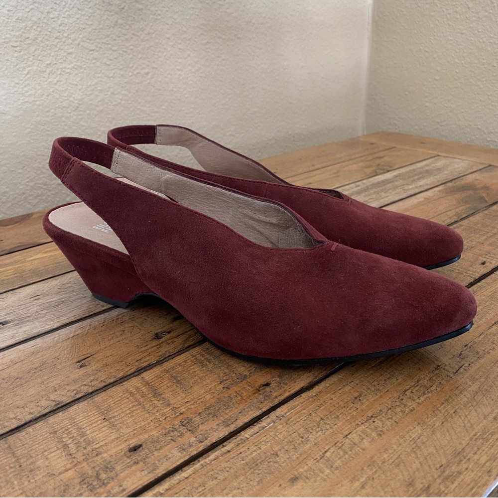 Eileen Fisher gatwick slingback block heel size 8